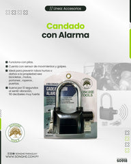 Candado con alarma