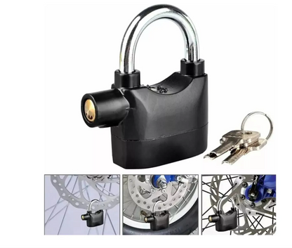 CANDADO CON ALARMA LARGO