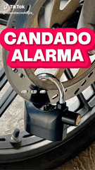 CANDADO CON ALARMA LARGO
