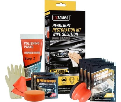 KIT PARA RENOVAR LOS FAROS DEL VEHICULO