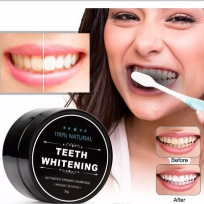 POLVO DE CARBON BLANQUEADOR DENTAL