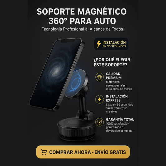 Soporte de celular magnetico
