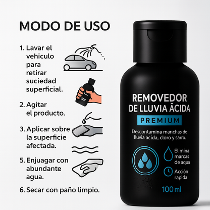 Removedor de Lluvia Ácida Premium – 100 ml