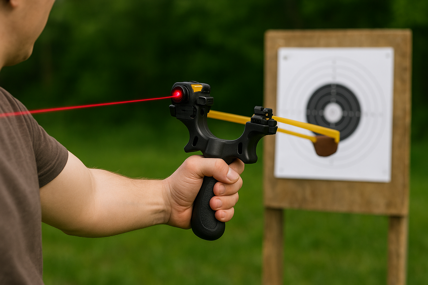 RESORTERA CON MIRA LASER