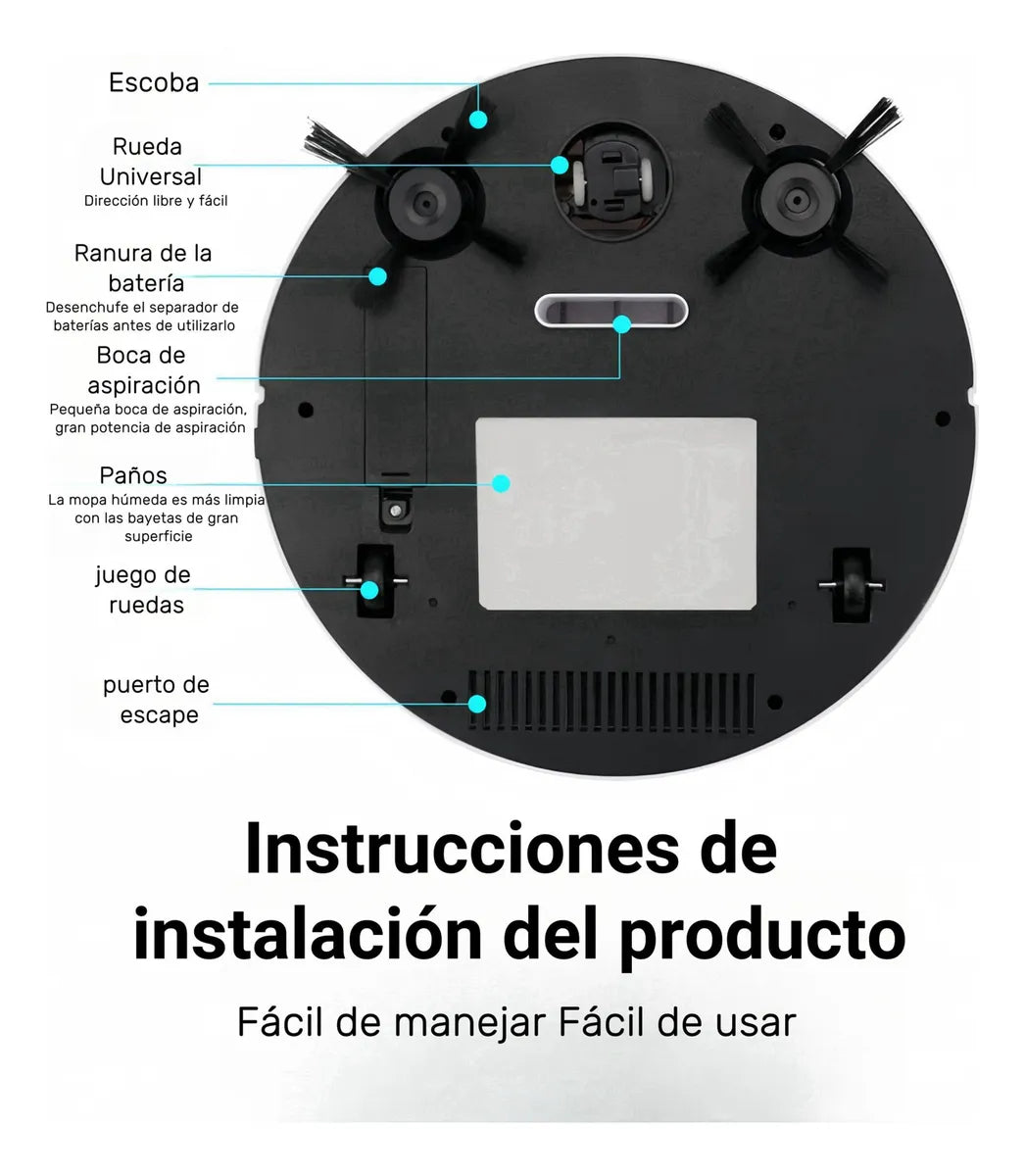Aspiradora Sweeping Robot - 3 en 1