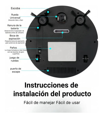 Aspiradora Sweeping Robot - 3 en 1