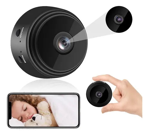 Mini Cámara de Seguridad 1080p – Vigila tu Hogar desde el Celular